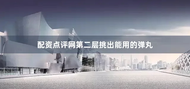 配资点评网第二层挑出能用的弹丸