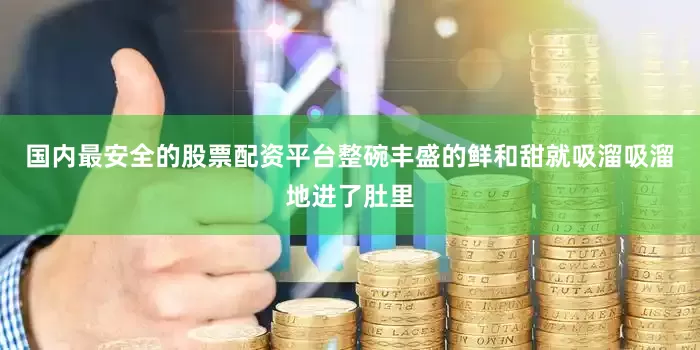 国内最安全的股票配资平台整碗丰盛的鲜和甜就吸溜吸溜地进了肚里